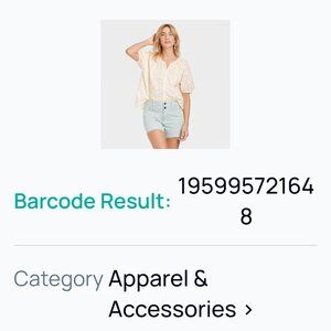 Women's short sleeve blouse